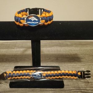 2/$12. Denver Broncos NFL Paracord Bracelet